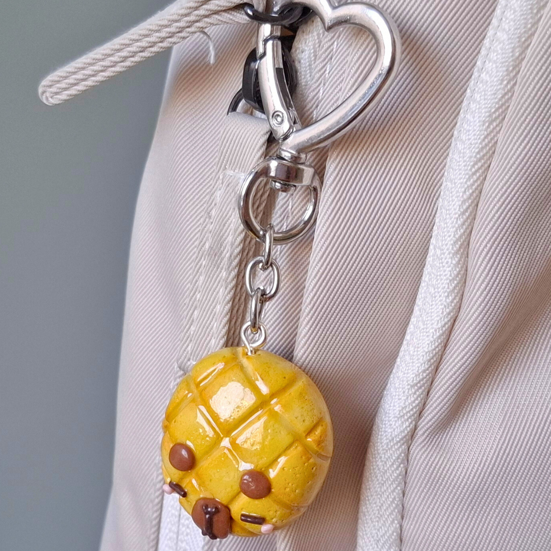 Capybara Melon Pan Keychain