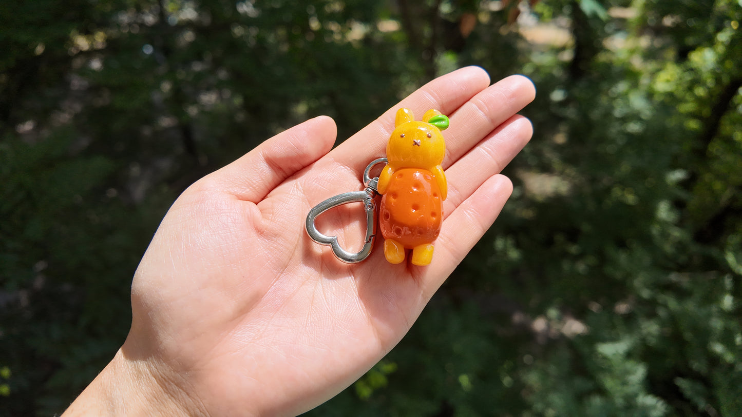 Miffy x Fruit Keychain | Handmade Polymer Clay Keychain