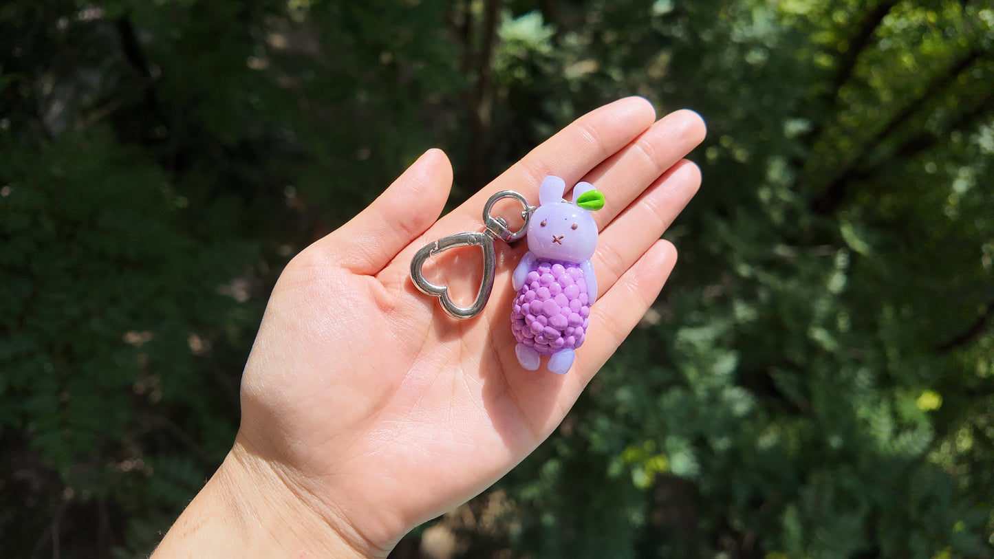 Miffy x Fruit Keychain | Handmade Polymer Clay Keychain
